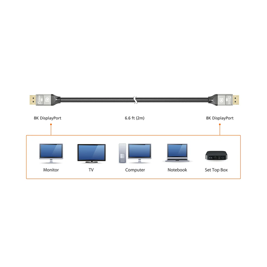 J5Create 8K DisplayPort™ Cable - JDC43 | High-Performance 8K Video Support & Enhanced Durability - Image 4