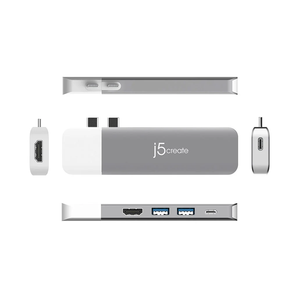 J5Create Ultradrive Kit USB-C Multi-Display Modular Dock JCD389 - 12 Configurations, 4K HDMI, Gigabit Ethernet - Image 7