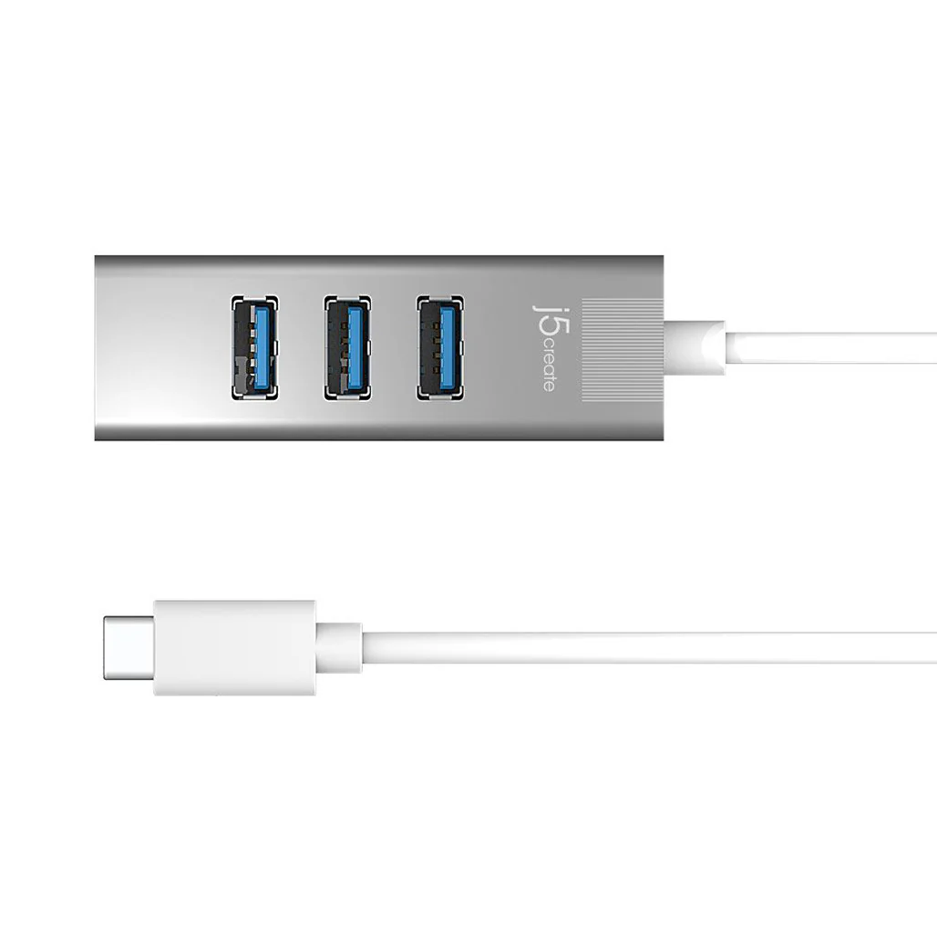J5Create USB-C™ 4-Port Hub JCH344 - High-Speed USB 3.1 (Gen 1) Hub Compatible with Windows®, macOS®, Linux®, Chrome OS™ - Image 2