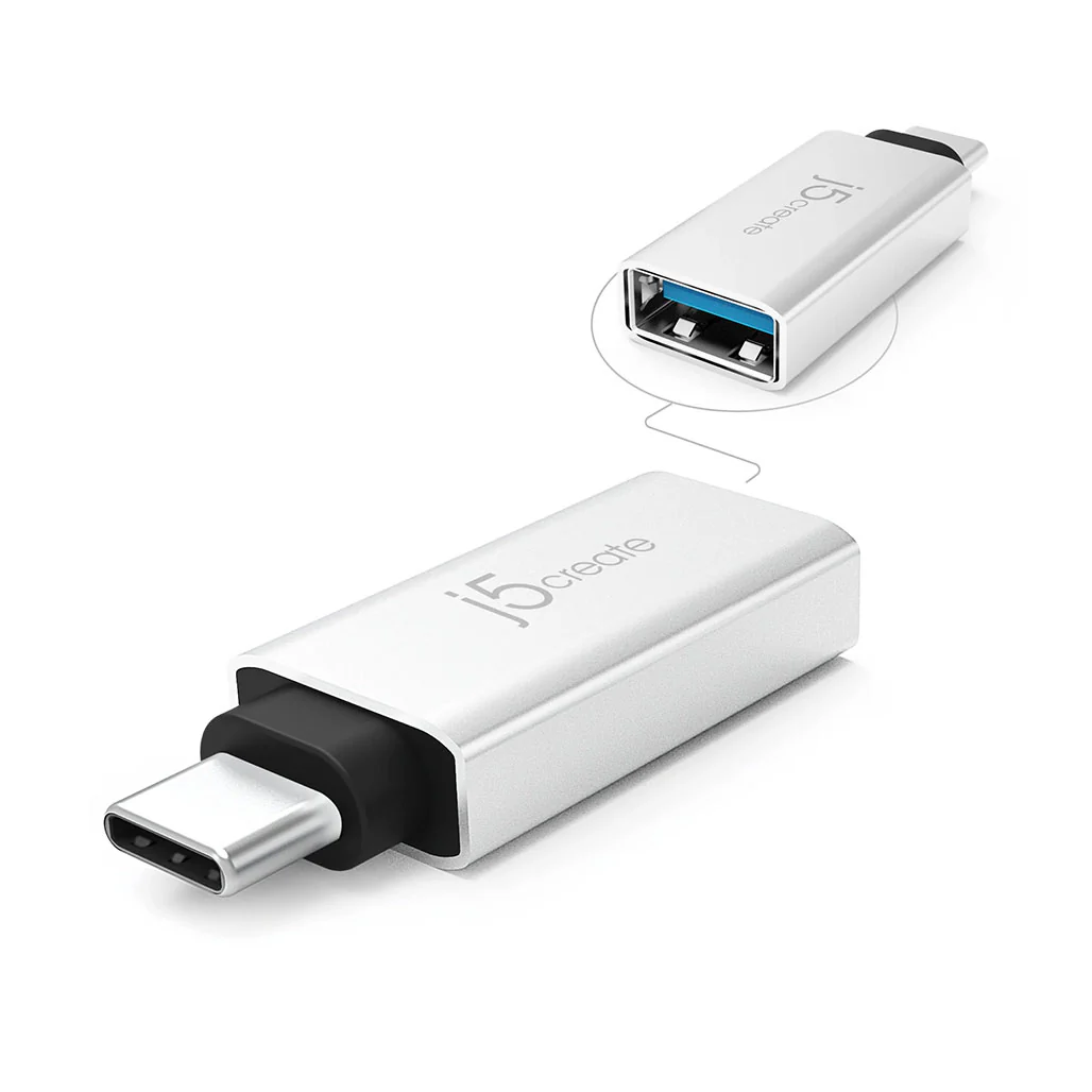 J5Create USB-C to USB Type-A 3.1 Adapter - JUCX15 | 5 Gbps Data Transfer & 1.5A Charging - Image 4