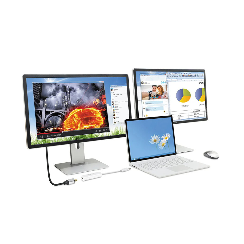 J5Create USB™ to HDMI™ Multi-Monitor Adapter JUA254 – Windows® and Mac® Compatible, 1080p HD Display, Plug-and-Play Support - Image 3