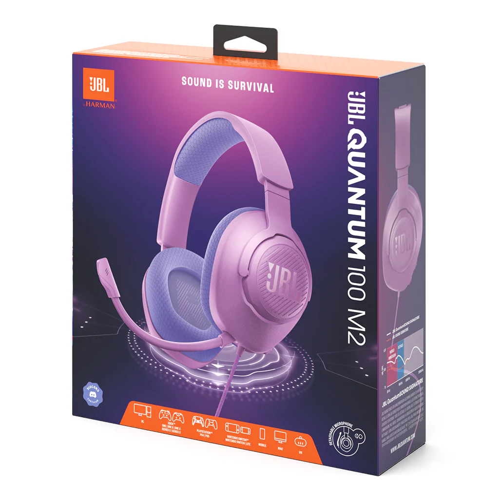 JBL Quantum 100M2 Wired Over-Ear Gaming Headset - Image 18