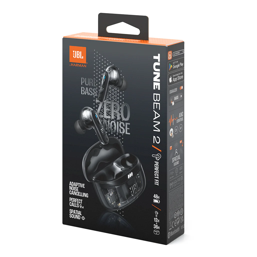JBL Tune Beam 2 Ghost Edition - True Wireless Earbuds with Adaptive Noise Cancelling - Image 11