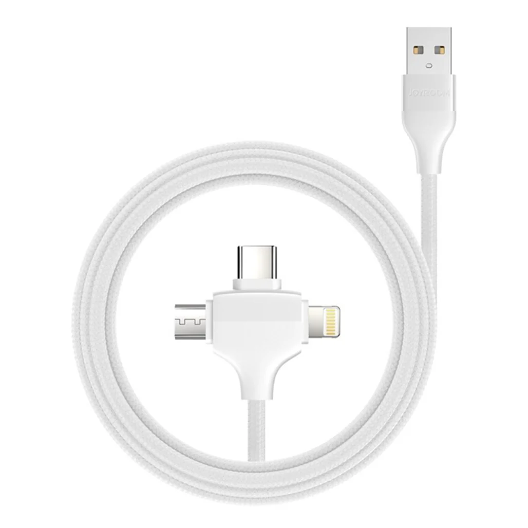 Joyroom S-L317 3-in-1 Glow Data Cable (Type-C / Micro / Lightning) - Premium Multifunctional Charging and Data Transfer Cable - Image 2