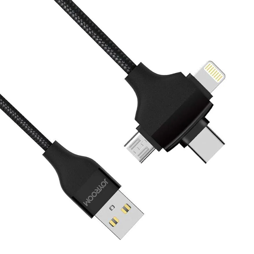 Joyroom S-L317 3-in-1 Glow Data Cable (Type-C / Micro / Lightning) - Premium Multifunctional Charging and Data Transfer Cable - Image 3
