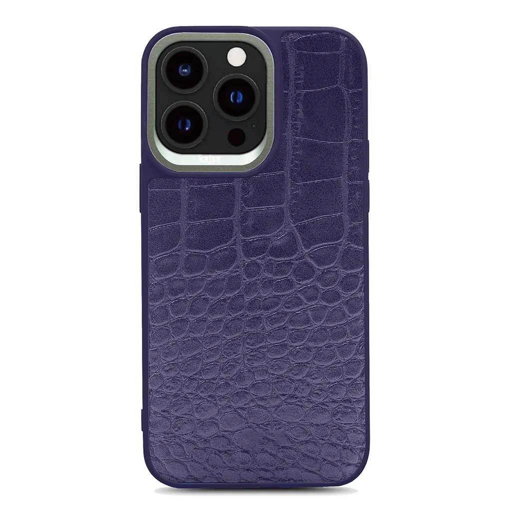 Kajsa Luxury Glamorous Collection - Croco II Case for iPhone 14 Pro / iPhone 14 Pro Max