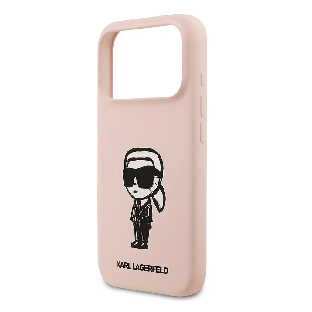 Karl Lagerfeld Liquid Silicone Case with Karl Sketch for iPhone 17 Pro - Image 13