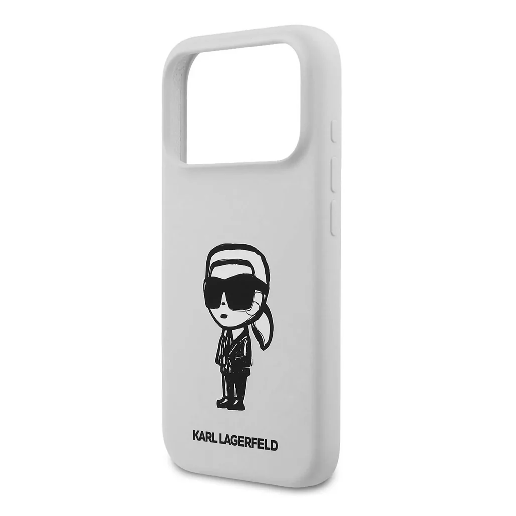 Karl Lagerfeld Liquid Silicone Case with Karl Sketch for iPhone 17 Pro - Image 21