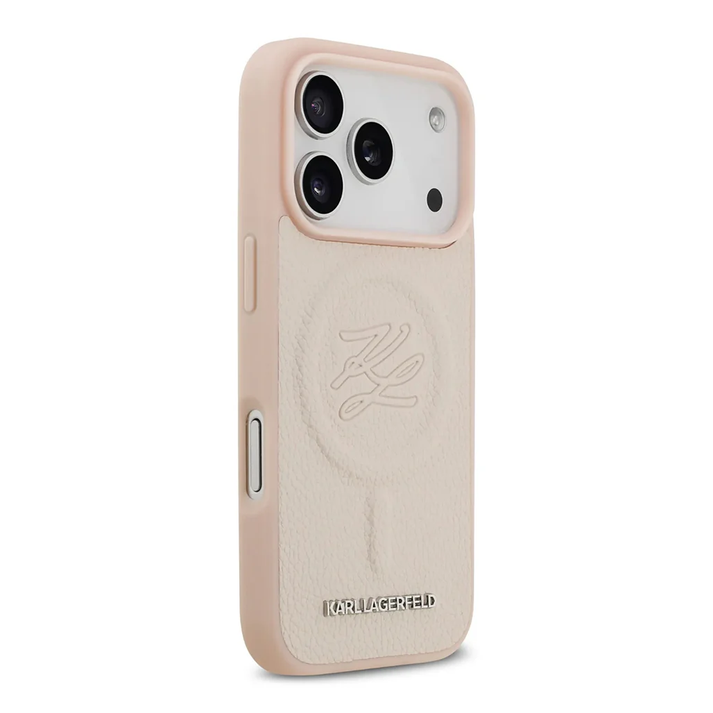 Karl Lagerfeld MagSafe PU Leather Case with Debossed Logo for iPhone 17 Pro - Image 12