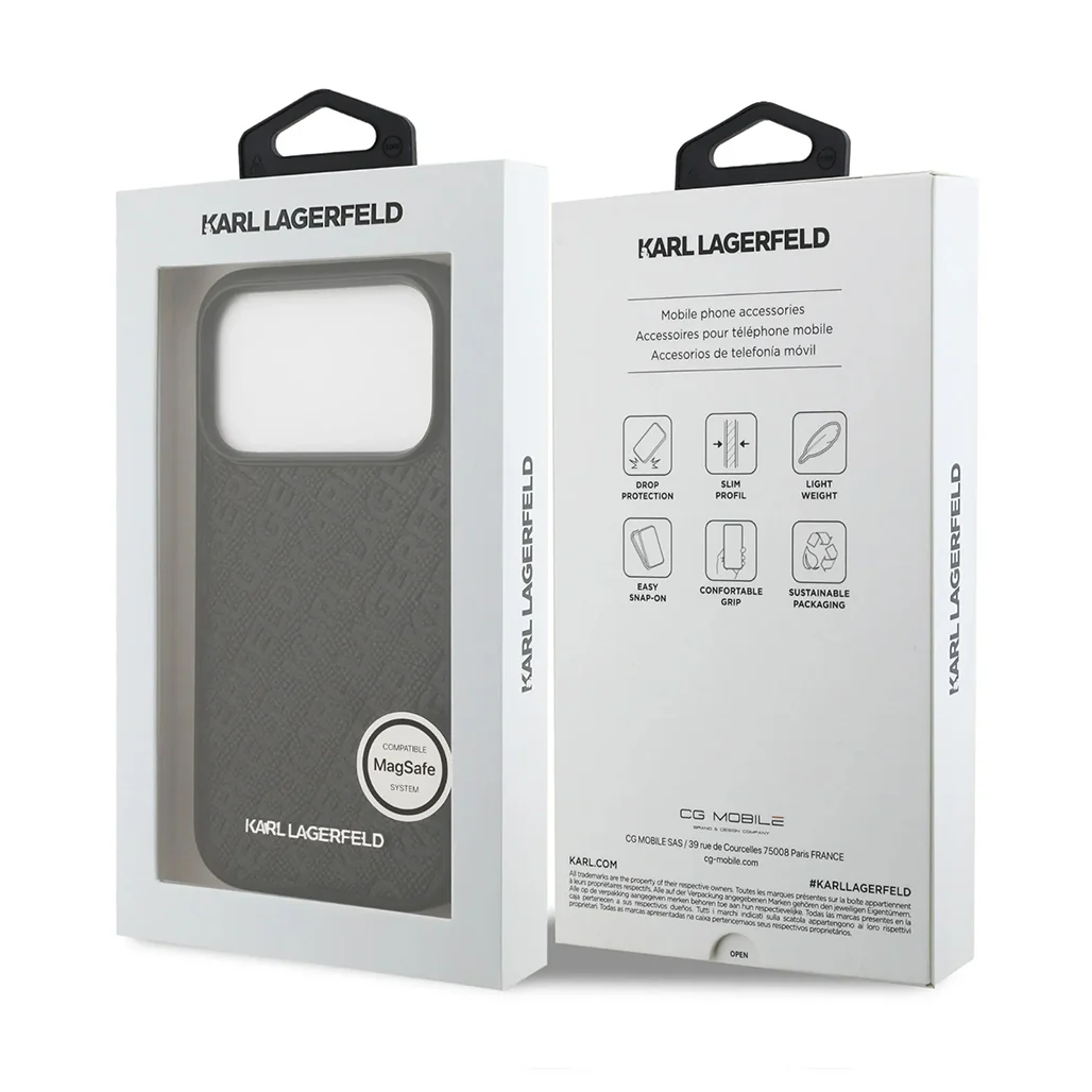Karl Lagerfeld MagSafe PU Leather Case for iPhone 17 Pro - Image 7
