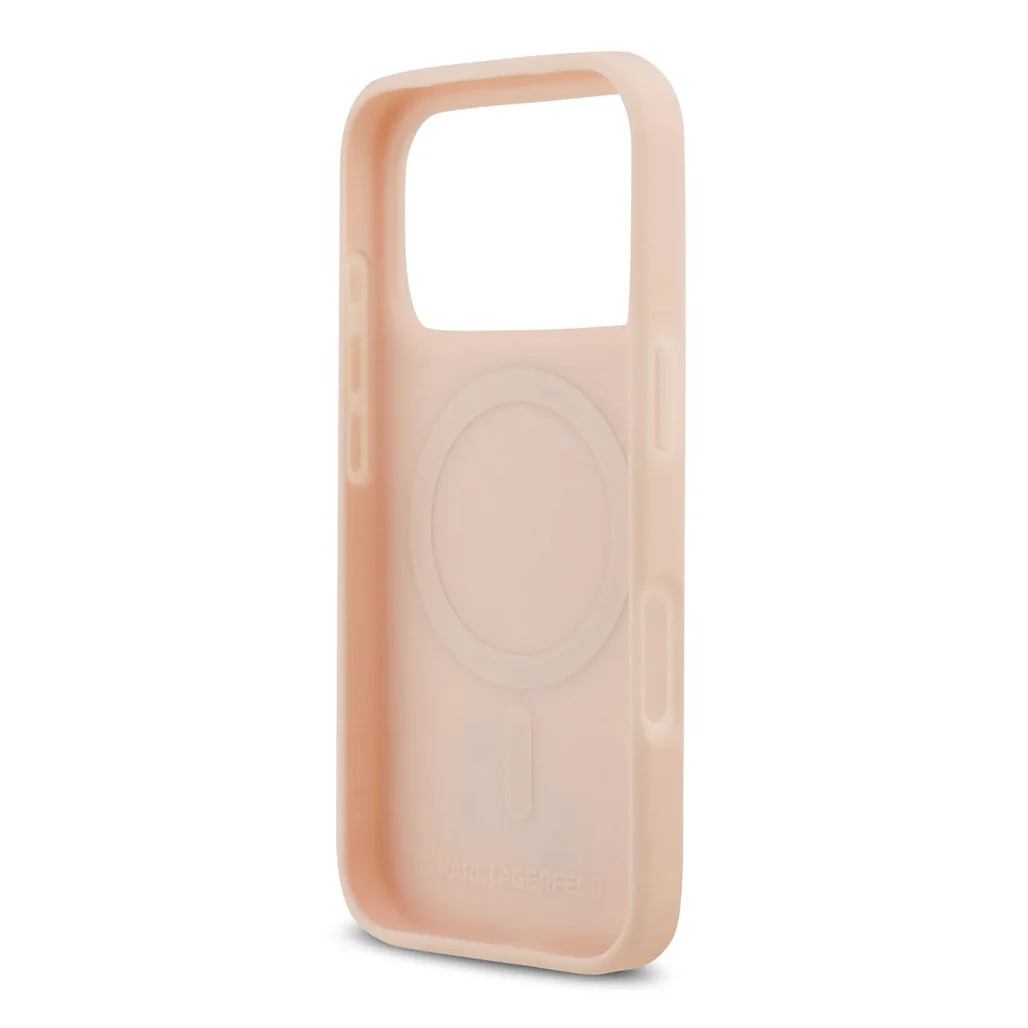 Karl Lagerfeld PU Leather Case with Karl & Choupette Head Pins for iPhone 17 Pro Max - Image 22