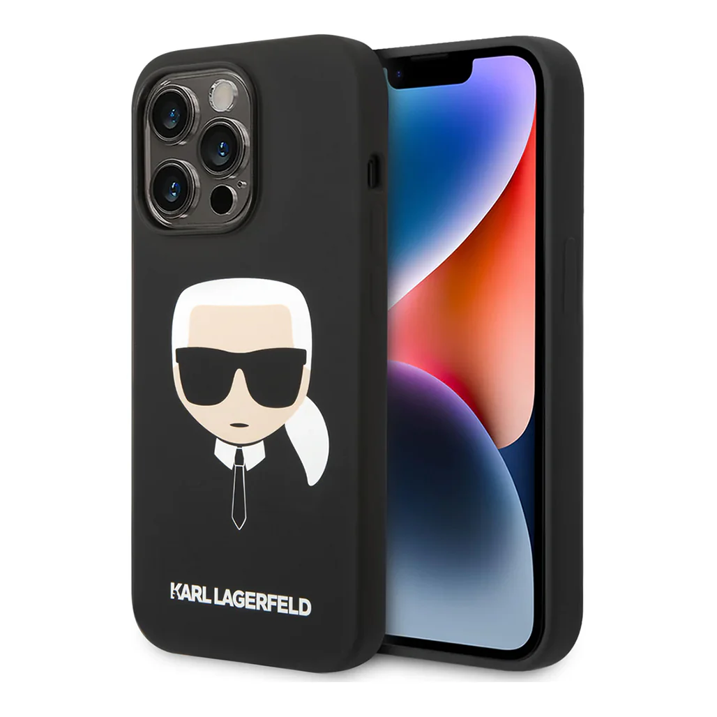 Karl Lagerfeld - Silicone Black Case - for iPhone 14 Pro Max - Image 2