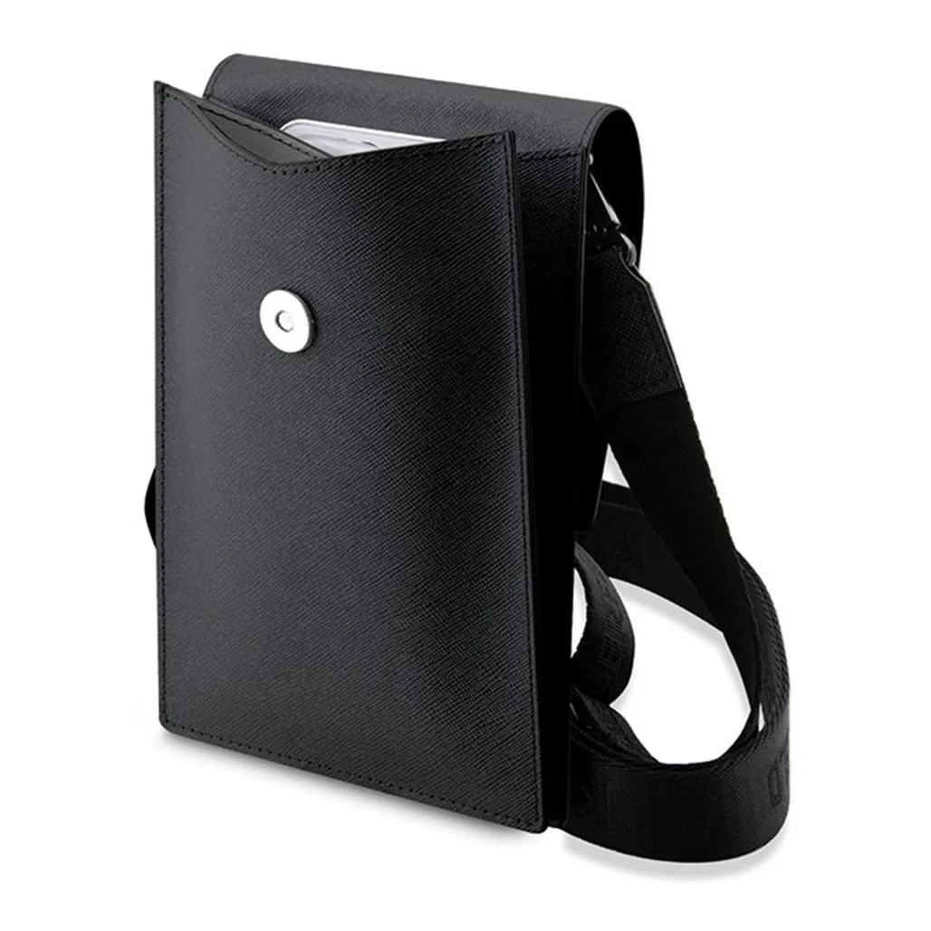 Karl Lagerfeld Saffiano Karl&Choupette Universal Phone Pouch with Strap – Designer Bag with Card Slots for Everyday Use - Image 4