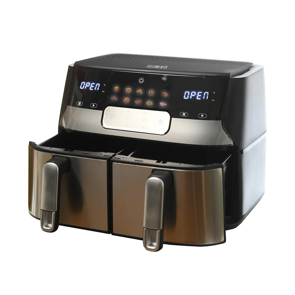 KB Elements ELK90FD2 - Dual Basket Digital Air Fryer 9L - Image 2