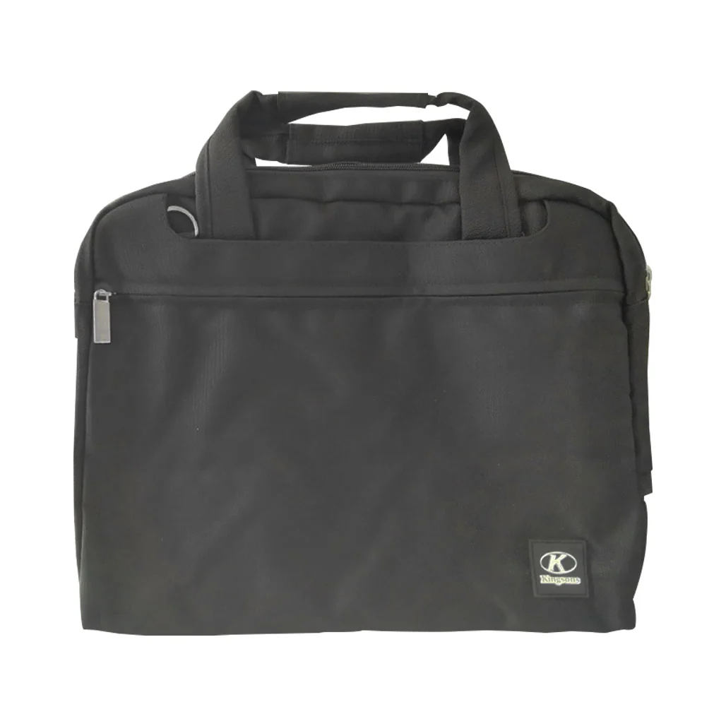 Kingsons 14 inch Laptop Bag Black/Beige