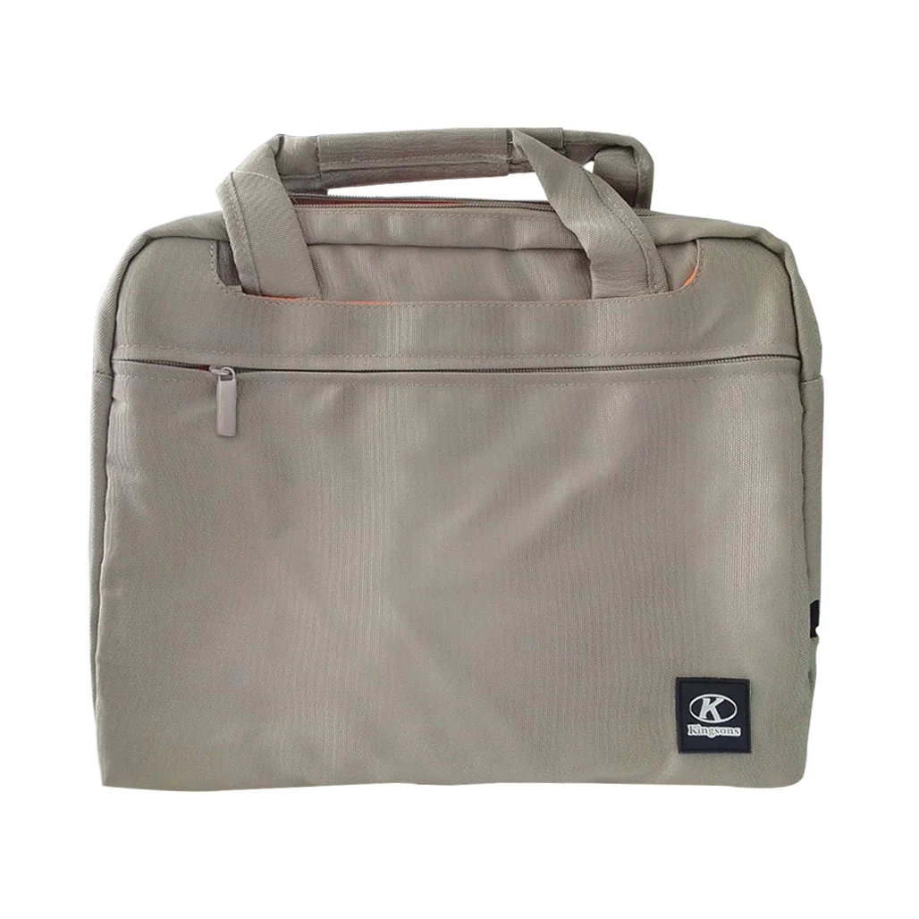 Kingsons 14 inch Laptop Bag Black/Beige - Image 3