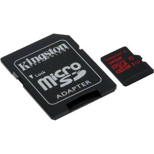 Kingston 32GB UHS-I U3 microSDHC Memory Card - Image 2