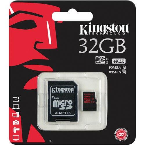 Kingston 32GB UHS-I U3 microSDHC Memory Card - Image 3