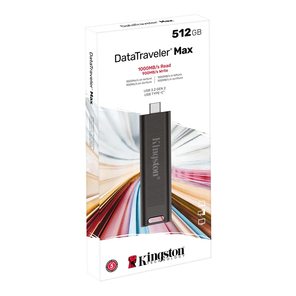 Kingston DataTraveler Max 512GB USB-C Flash Drive – USB 3.2 Gen 2 High-Speed Storage - Image 3