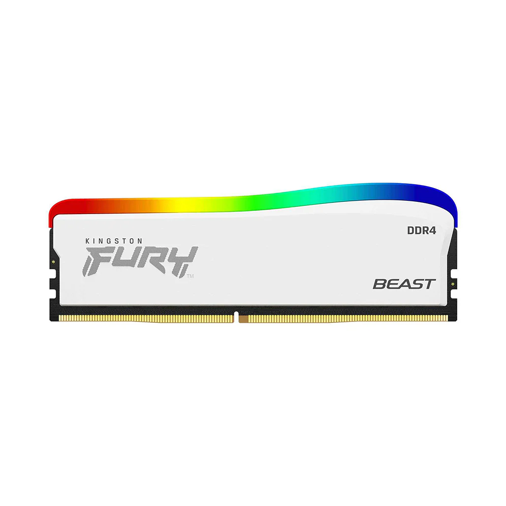 Kingston FURY Beast DDR4 3200MT/s RGB Special Edition White - KF432C16BWA