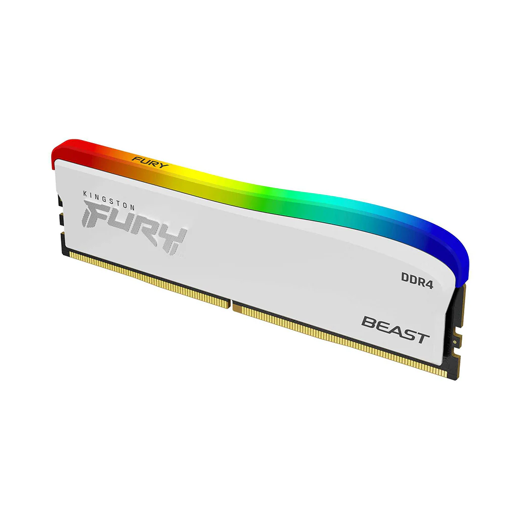 Kingston FURY Beast DDR4 3200MT/s RGB Special Edition White - KF432C16BWA - Image 2
