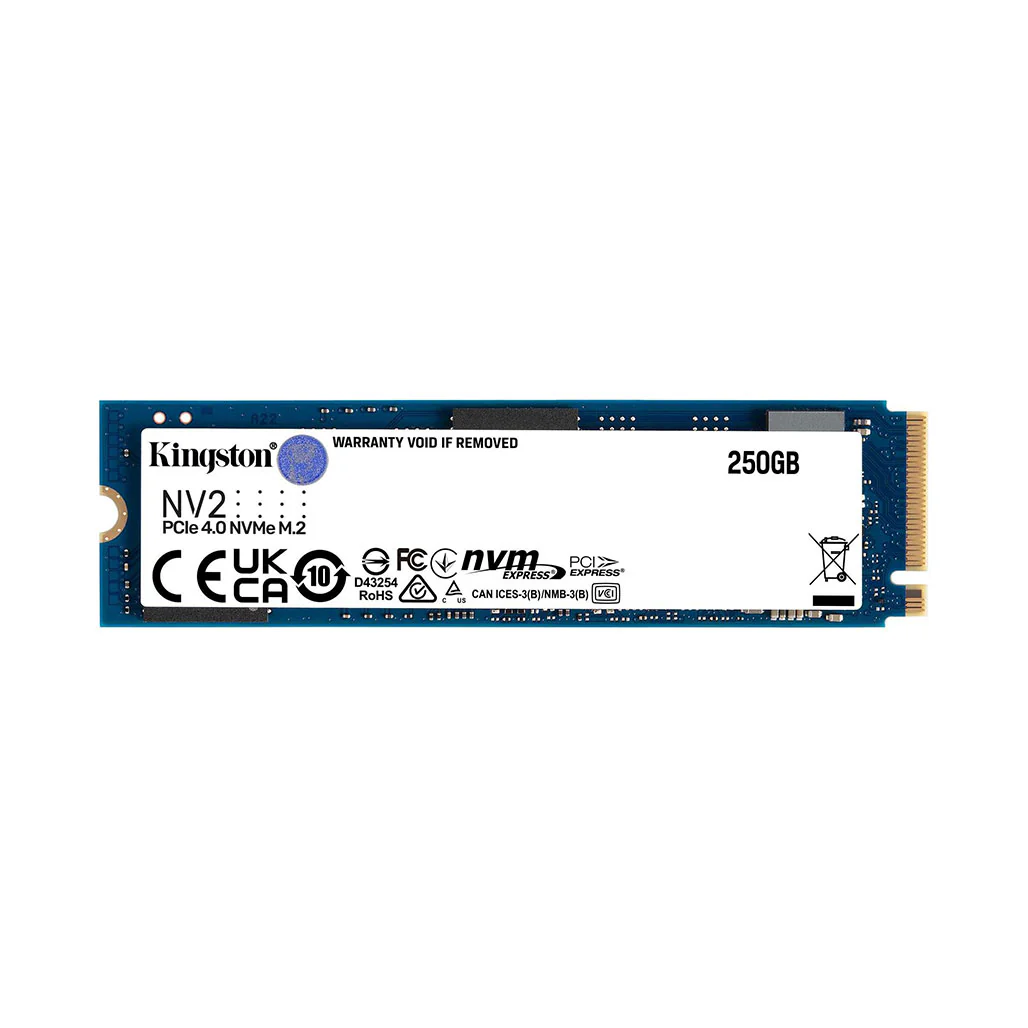 Kingston NV2 PCIe 4.0 250GB NVMe SSD – High-Speed Storage Solution for Compact Systems - Image 2