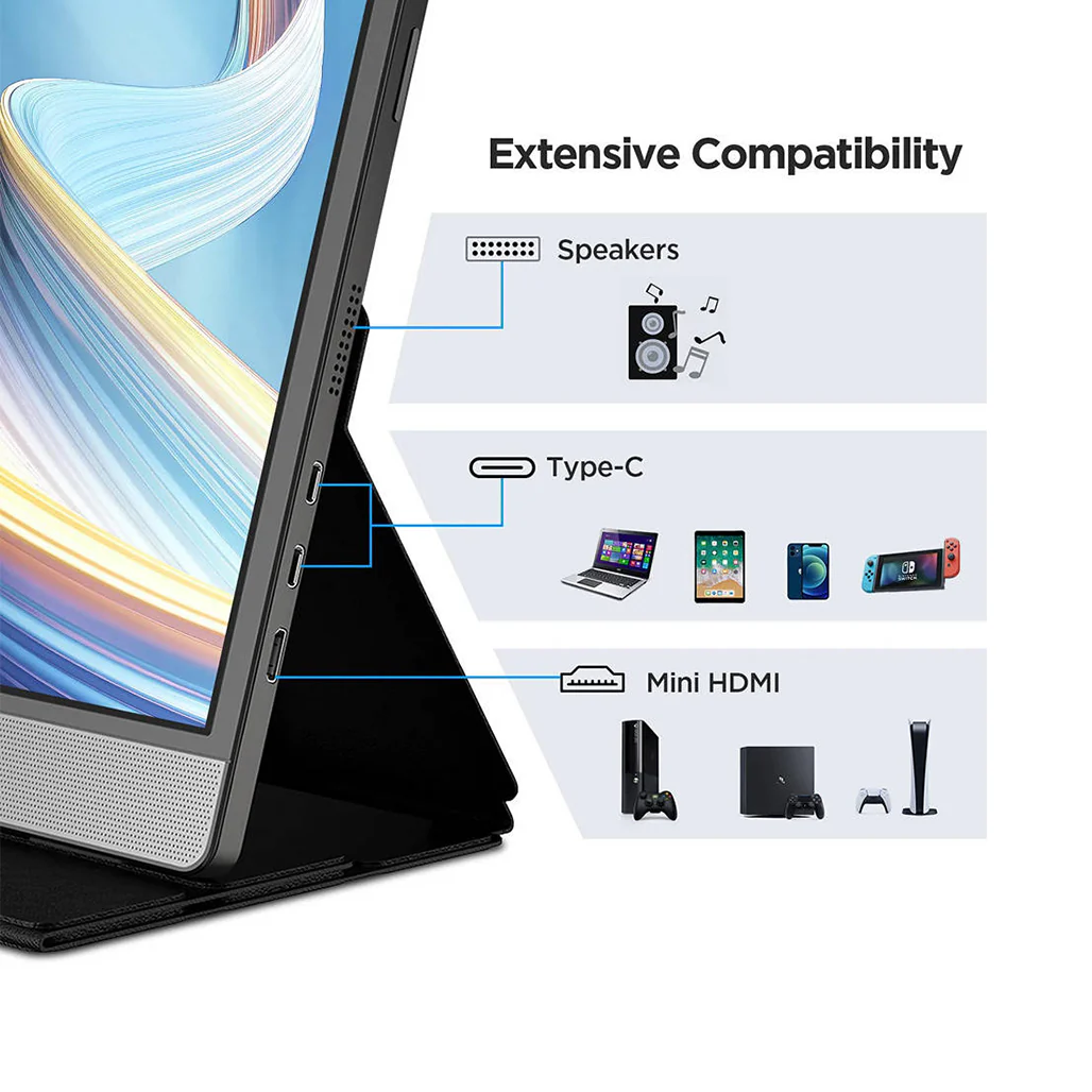 Koorui 15B1 15.6" Portable IPS FHD Monitor - Image 5