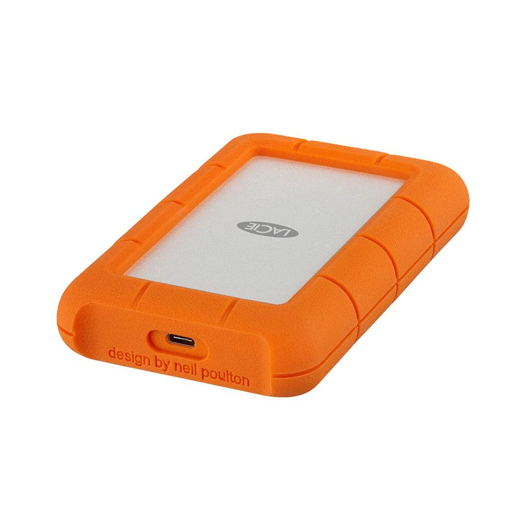 LaCie Rugged  LRD0TU6 USB-C 5TB Portable Hard Drive - Image 2