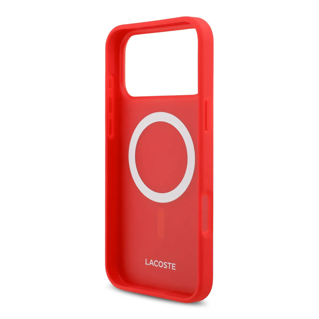 Lacoste MagSafe PU Leather Hard Case with Iconic Petit Piqué Logo for iPhone 17 Pro - Image 14
