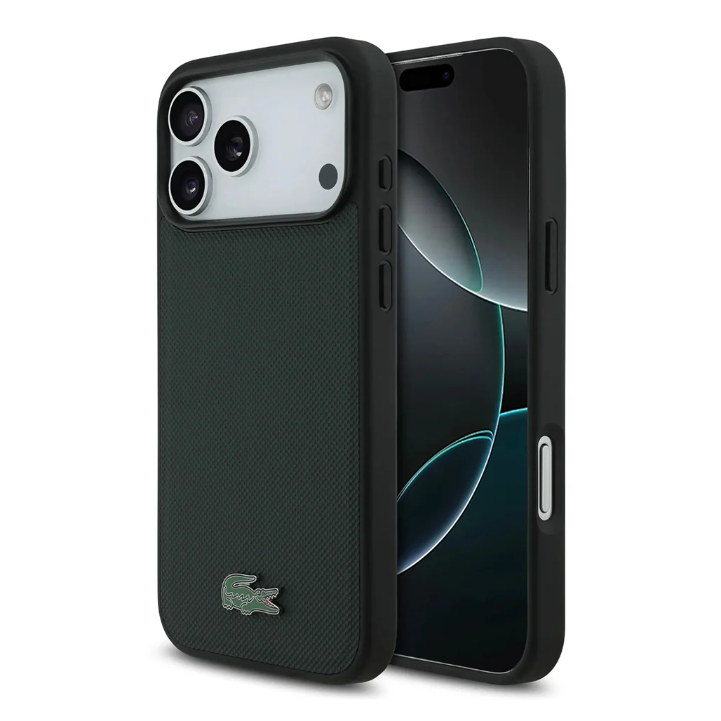 Lacoste MagSafe PU Leather Hard Case with Iconic Petit Piqué Logo for iPhone 17 Pro - Image 2