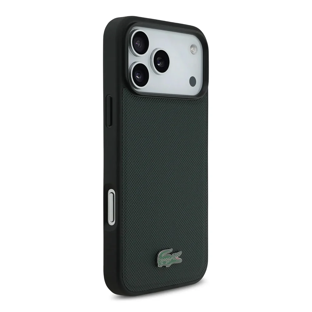 Lacoste MagSafe PU Leather Hard Case with Iconic Petit Piqué Logo for iPhone 17 Pro - Image 3