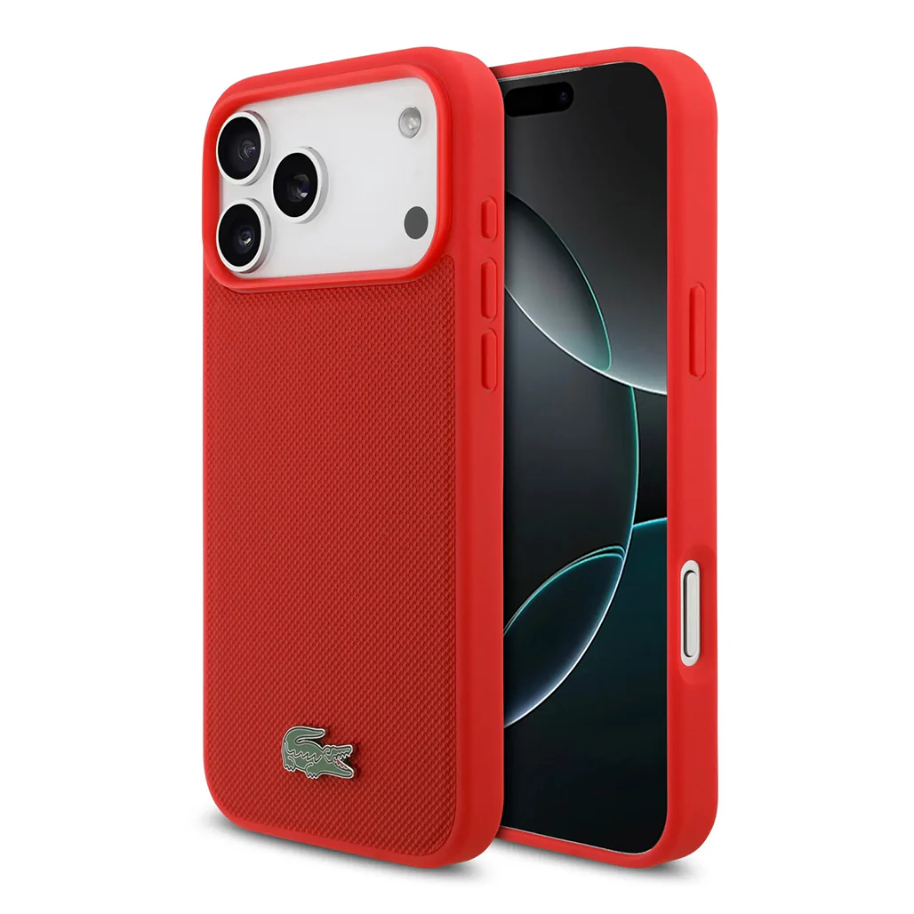 Lacoste MagSafe PU Leather Hard Case with Iconic Petit Piqué Logo for iPhone 17 Pro - Image 9