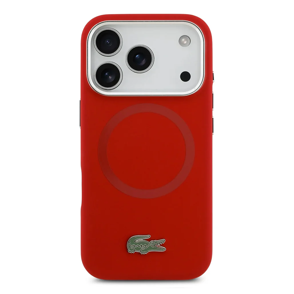 Lacoste MagSafe Silicone Case with Metal Logo for iPhone 17 Pro - Image 8