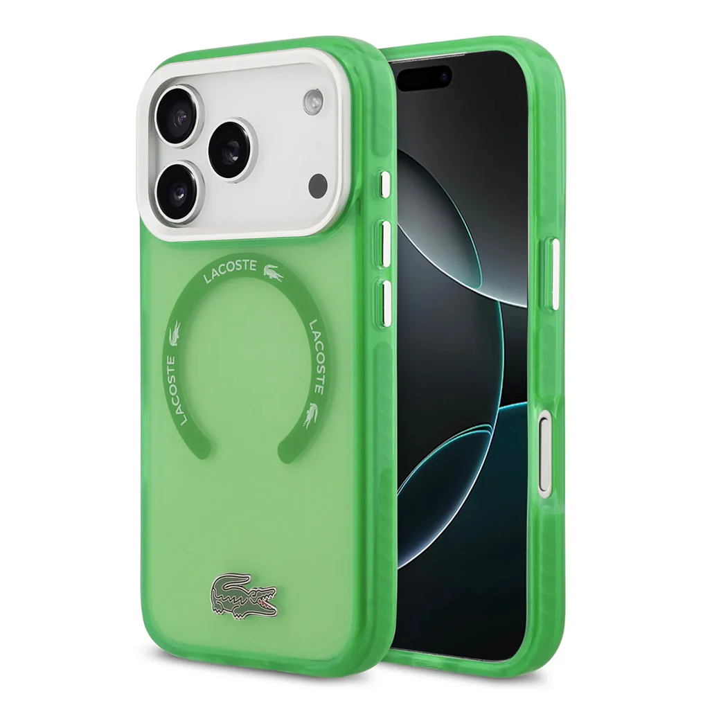 Lacoste MagSafe Transparent TPU+PC Case with Frosted Finish for iPhone 17 Pro - Image 10