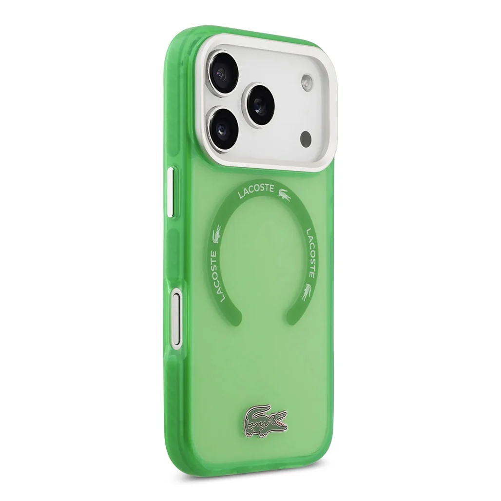 Lacoste MagSafe Transparent TPU+PC Case with Frosted Finish for iPhone 17 Pro - Image 11