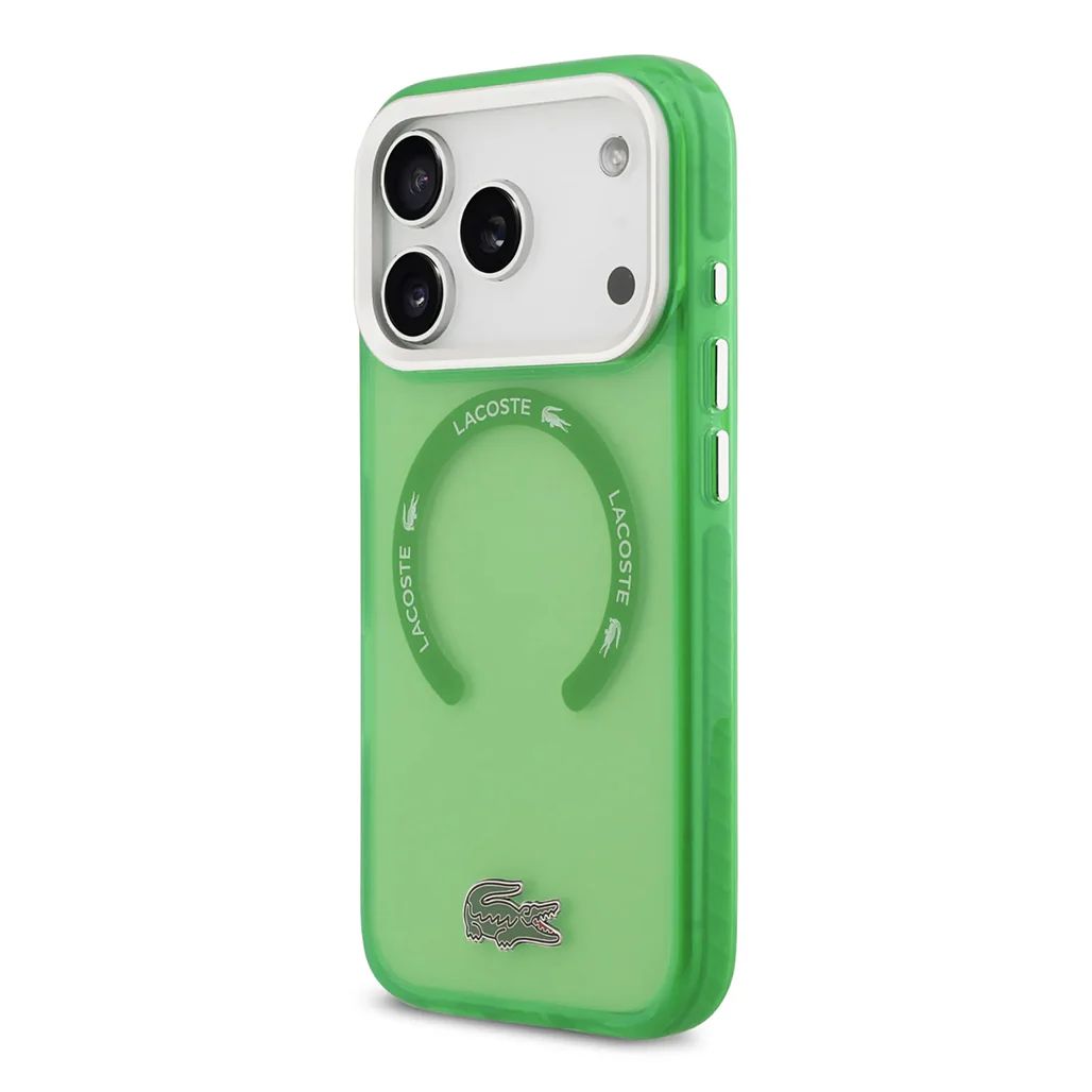 Lacoste MagSafe Transparent TPU+PC Case with Frosted Finish for iPhone 17 Pro - Image 12
