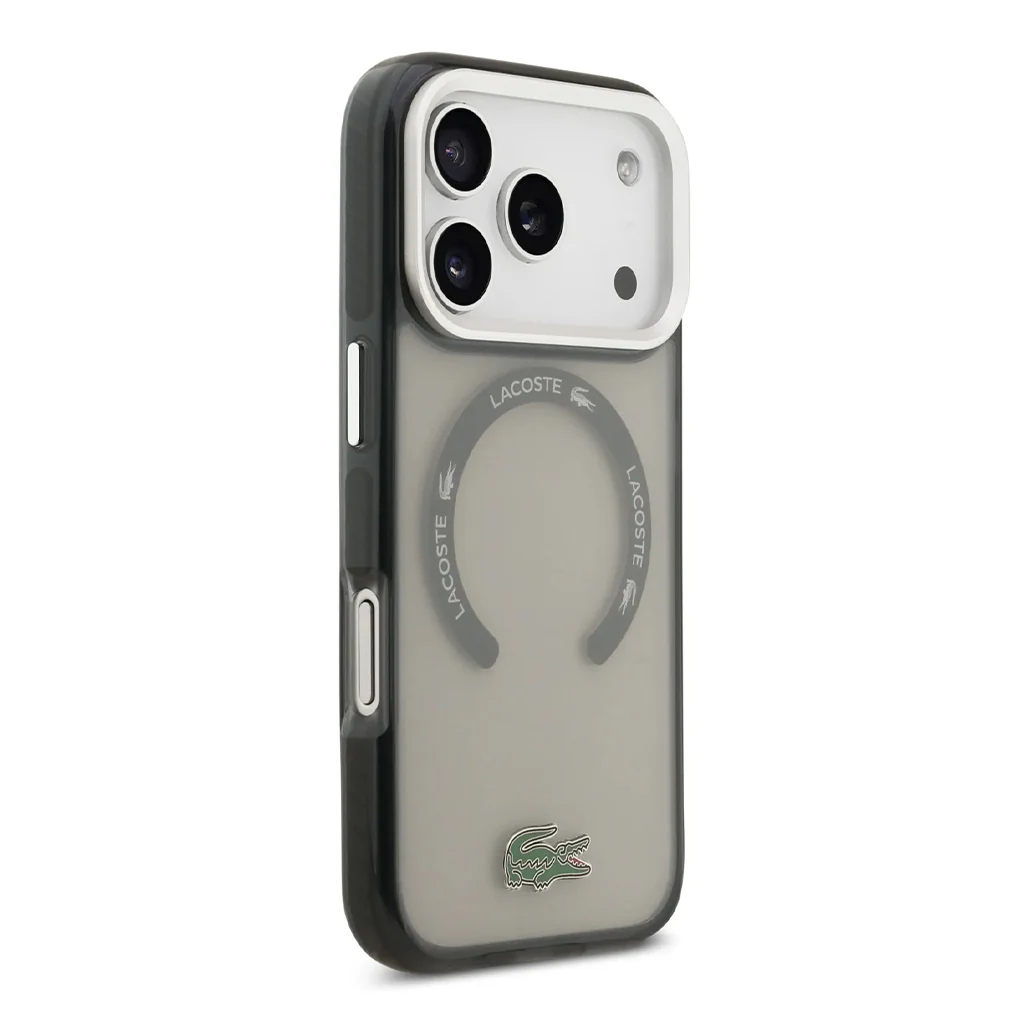 Lacoste MagSafe Transparent TPU+PC Case with Frosted Finish for iPhone 17 Pro - Image 18