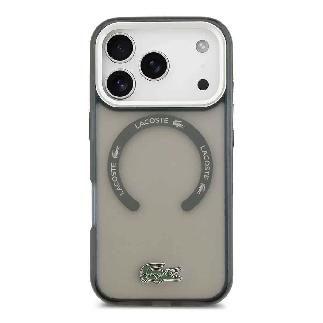 Lacoste MagSafe Transparent TPU+PC Case with Frosted Finish for iPhone 17 Pro - Image 19