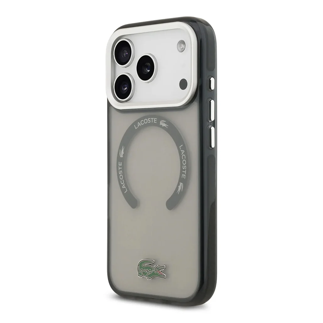 Lacoste MagSafe Transparent TPU+PC Case with Frosted Finish for iPhone 17 Pro - Image 21