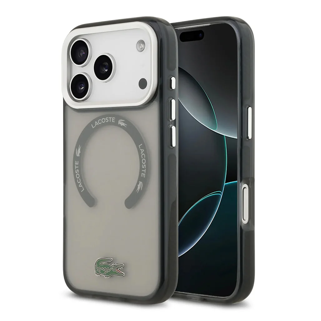 Lacoste MagSafe Transparent TPU+PC Case with Frosted Finish for iPhone 17 Pro - Image 22