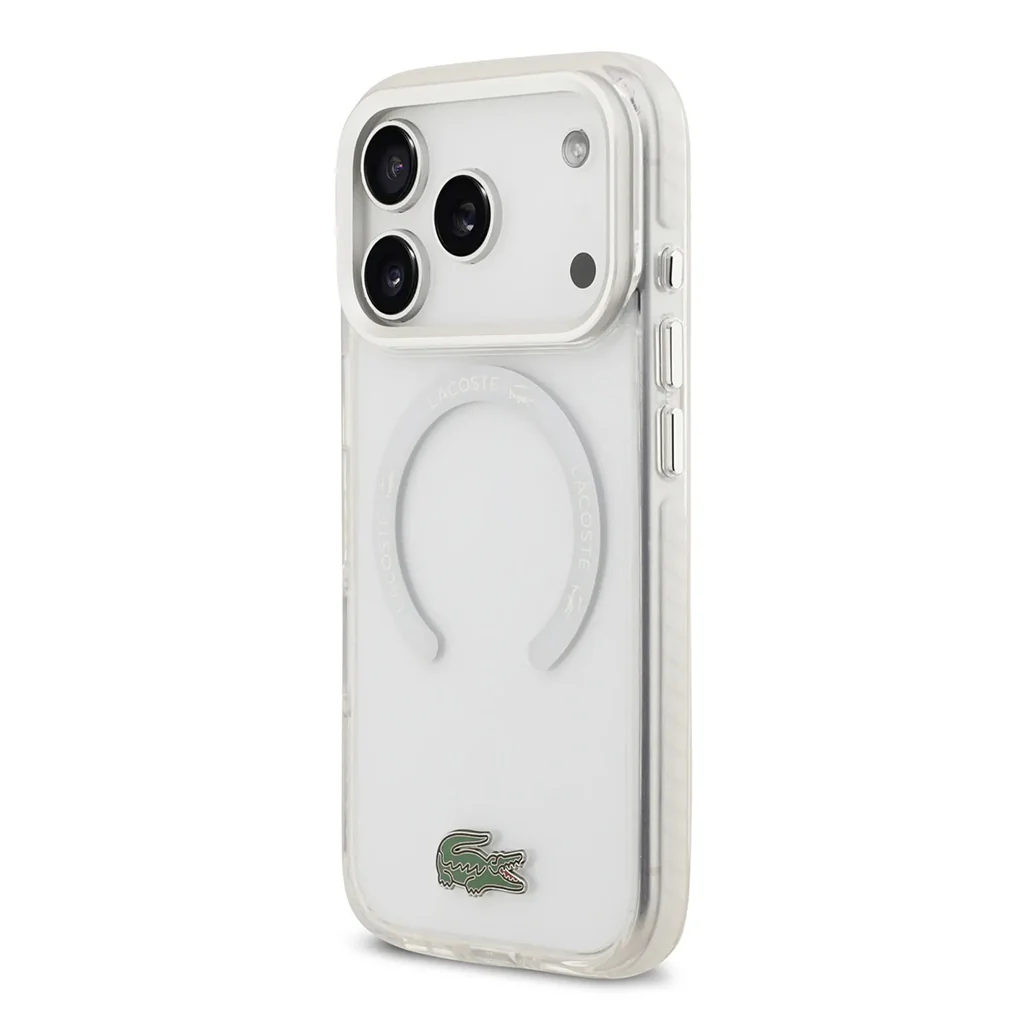 Lacoste MagSafe Transparent TPU+PC Case with Frosted Finish for iPhone 17 Pro - Image 27