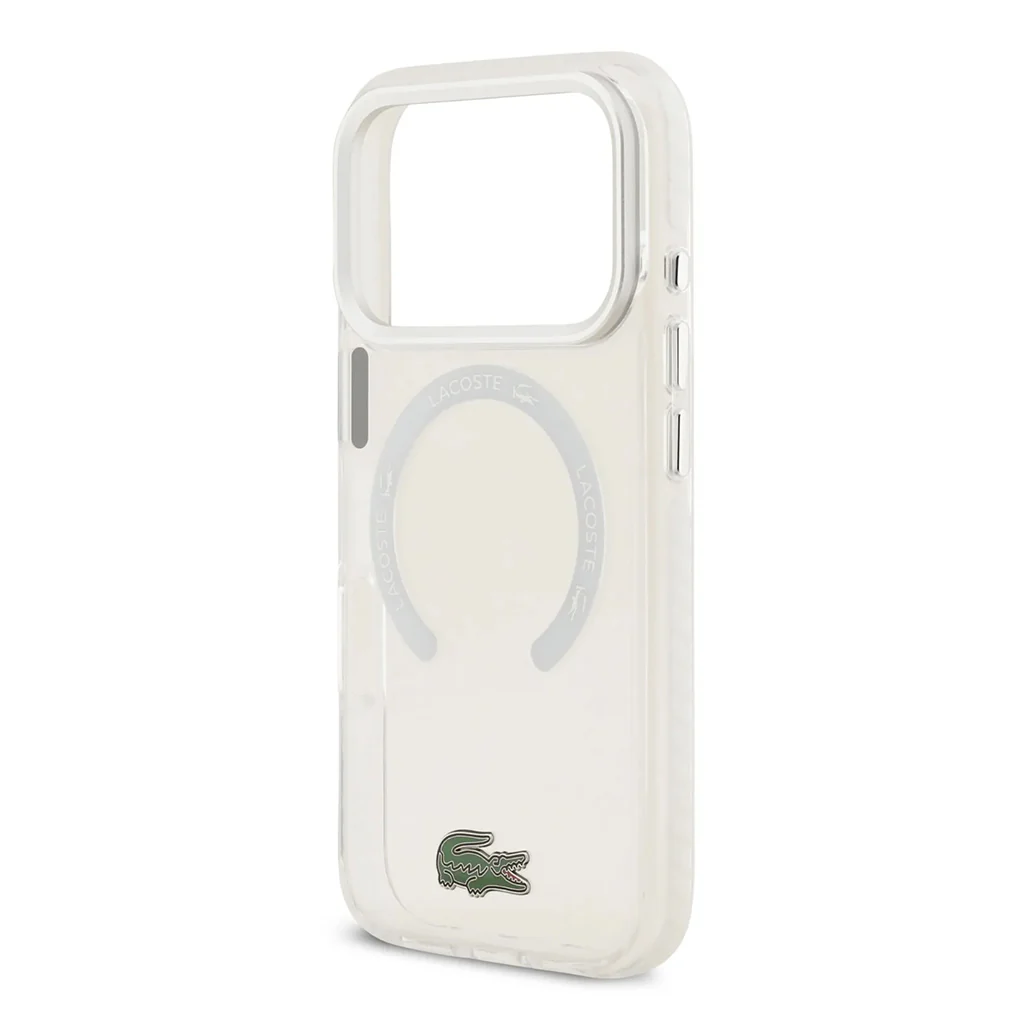 Lacoste MagSafe Transparent TPU+PC Case with Frosted Finish for iPhone 17 Pro - Image 30