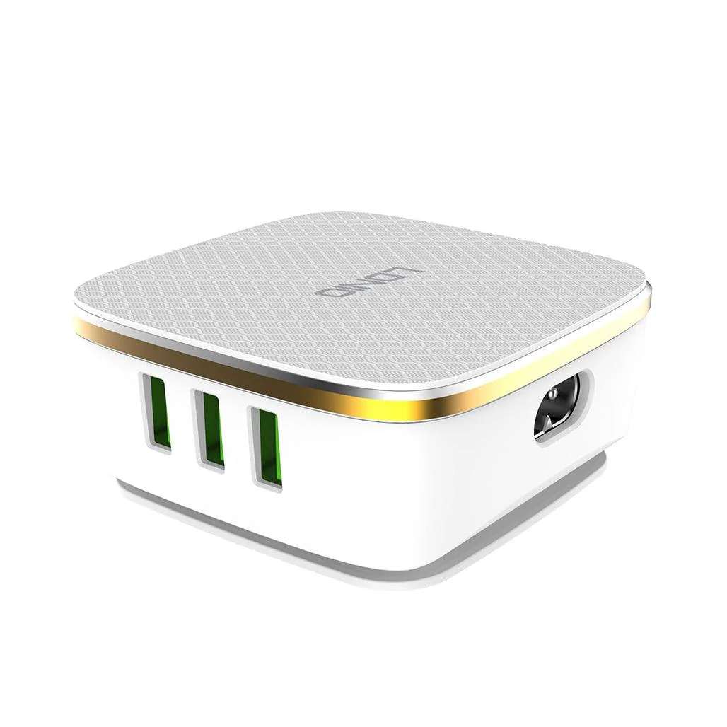 LDNIO A6704 Qualcomm Quick Charge 3.0 + 5 Auto ID 6-USB Desktop Charger – High-Speed Charging Hub