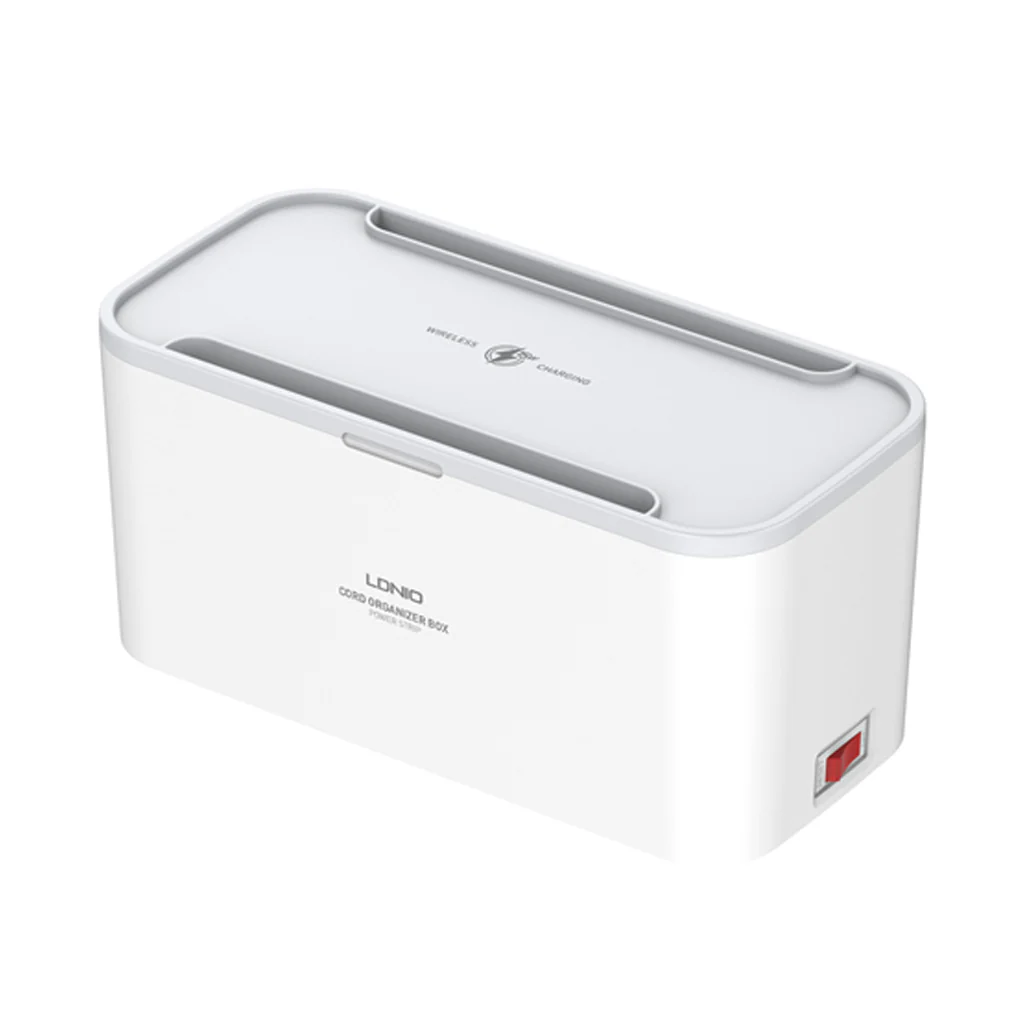 LDNIO SN5311W Management Power Strip Box with Wireless Charging – Multi-Function Surge Protector