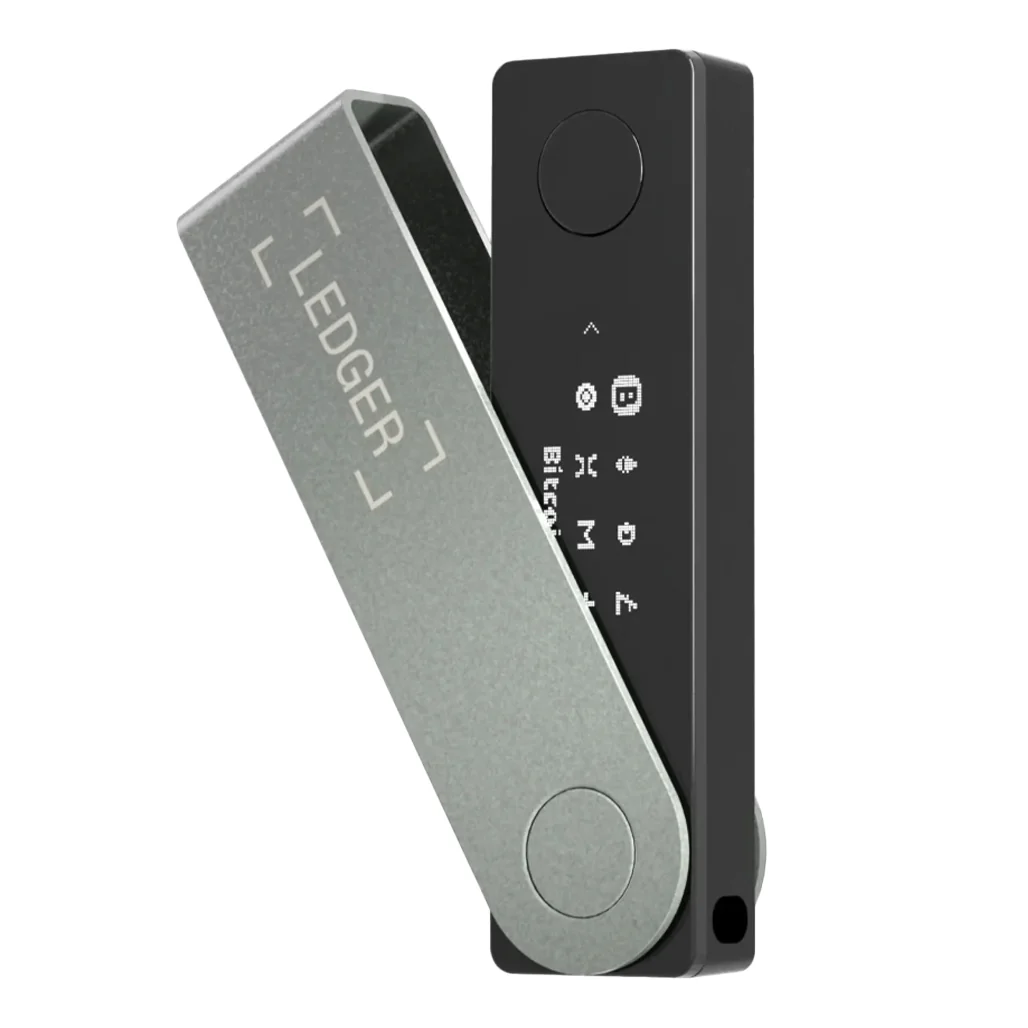 Ledger Nano X - Bluetooth Hardware Wallet with Secure Element Chip