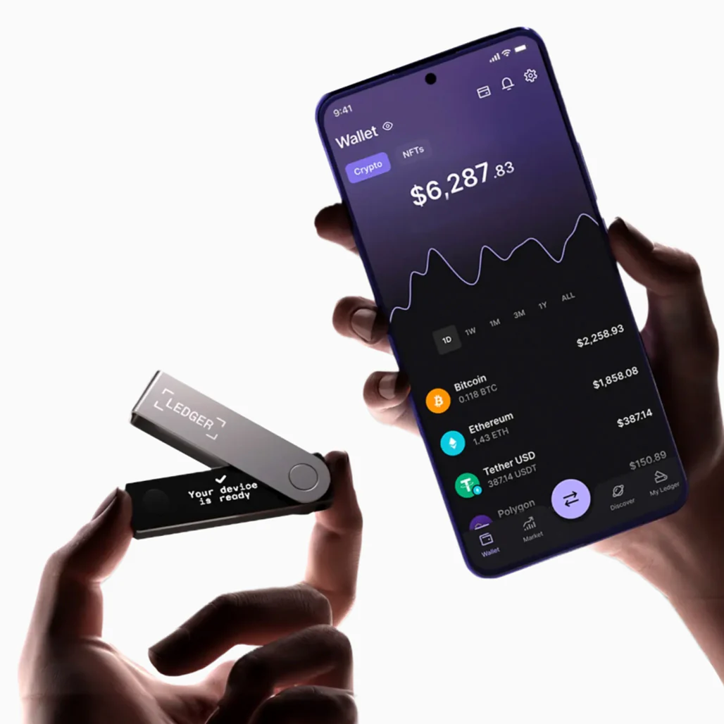 Ledger Nano X - Bluetooth Hardware Wallet with Secure Element Chip - Image 5