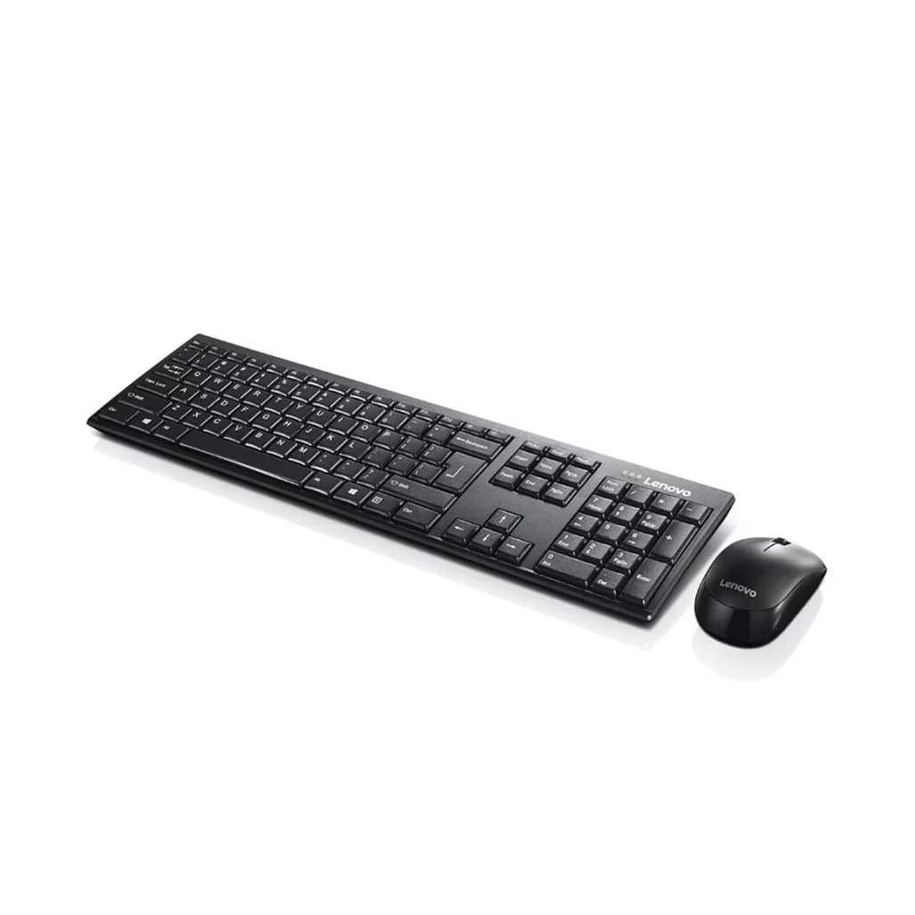 Lenovo 100 Wireless Keyboard and Mouse Combo - English and Arabic, Black - Image 2
