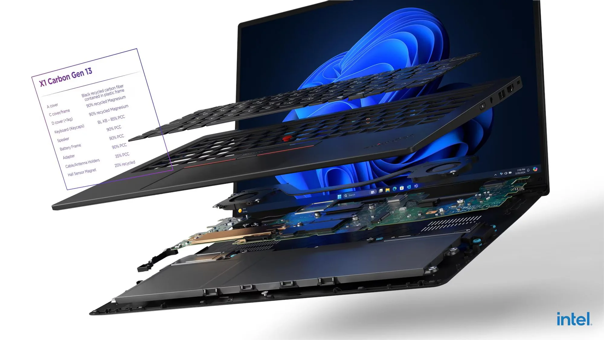 Lenovo ThinkPad X1 Carbon G13 - 21NS0013US - 14" - Core Ultra 7 258V - 32GB Ram - 2TB SSD - Intel Arc Graphics - Image 12