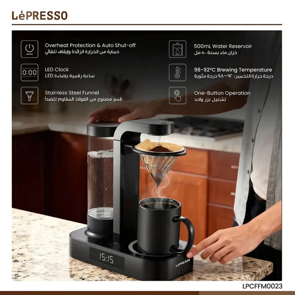 Lepresso Brew Time Drip Coffee Maker - Image 7