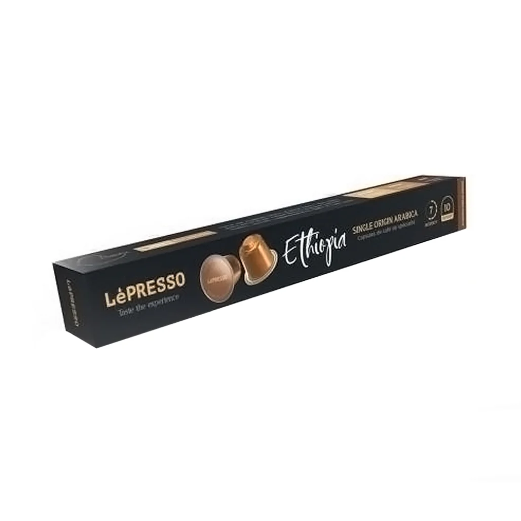 LePresso Ethiopia Single Origin Arabica Coffee Capsules - 10pc of 100% Pure Arabica - Image 2
